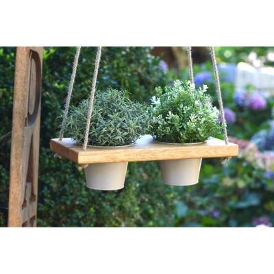 Blumenampel, Kräuterbrett  Fensterdeko, Hängeampel