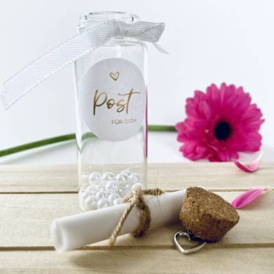 Trauzeugin fragen / willst du meine Trauzeugin sein? / Geschenk / Flaschenpost 