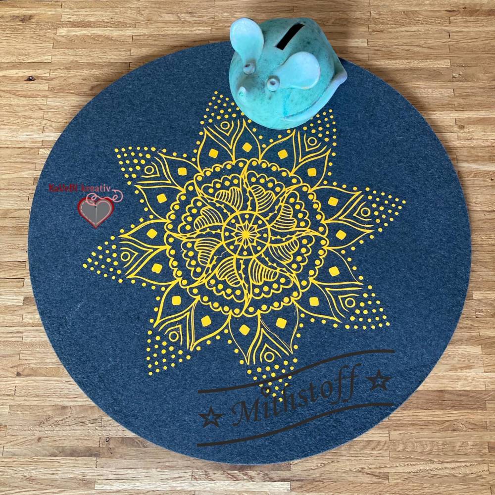 Plotterdatei - Mandala 2 - Frühling / Sommer - SVG - DXF - Datei - Mithstoff Bild 4