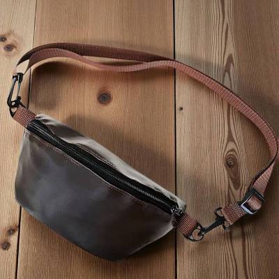 Edle Bauchtasche braun, Gürteltasche, Crossbody Bag