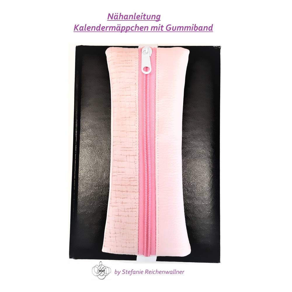 Nähanleitung Kalendermäppchen mit Gummiband Bild 1
