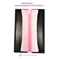 Nähanleitung Kalendermäppchen mit Gummiband
