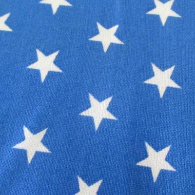 Baumwolle  Carrie Sterne  royalblau/weiß Oeko-Tex Standard 100(1m /9,00€)