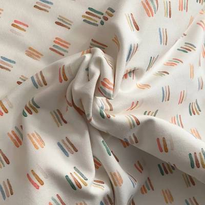 ab 50cm Stripes Bio Jersey Stoff - digitaler Druckstoff