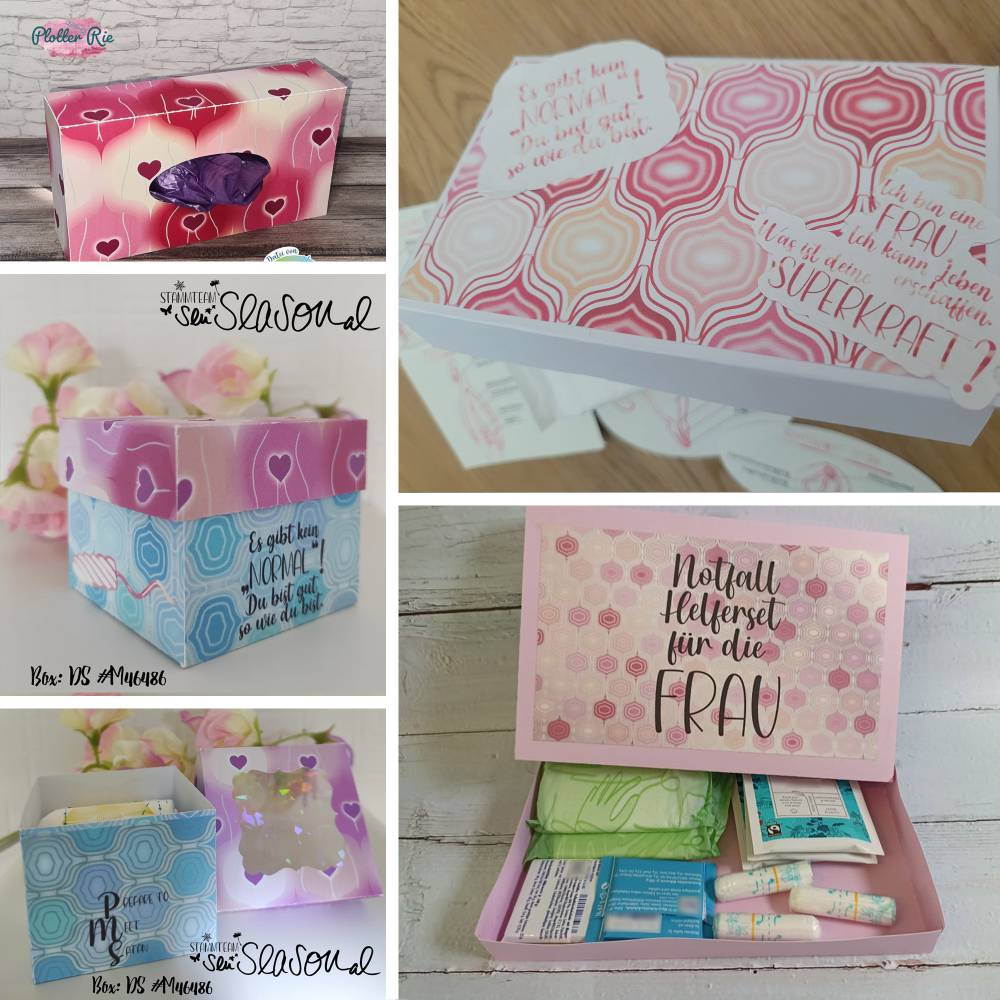 Digipapier Menstruation, 25 digitale Papiere rund um die Periode, Erdbeerwoche, deine Tage, Body Positivity, Aufklärung Bild 10