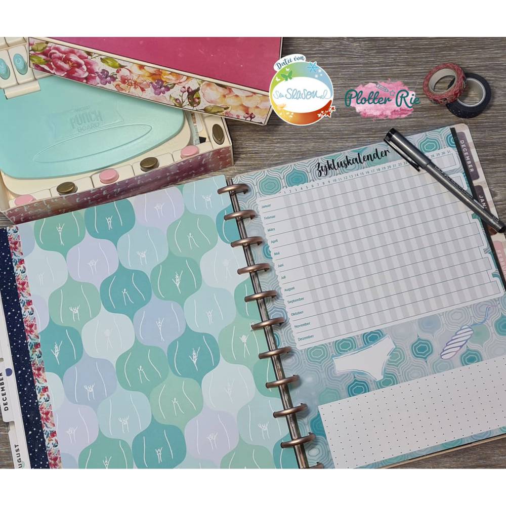 Digipapier Menstruation, 25 digitale Papiere rund um die Periode, Erdbeerwoche, deine Tage, Body Positivity, Aufklärung Bild 3