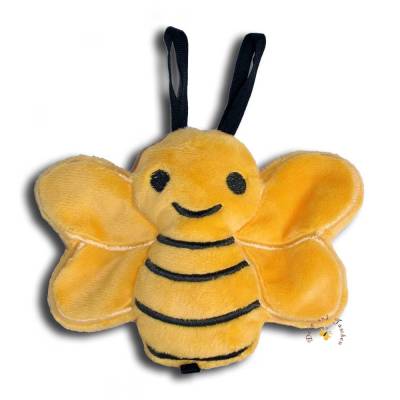 Personalisiertes Plüschtier Stofftier Biene mit besticktem Namen aus kuschelweichem Plüsch 