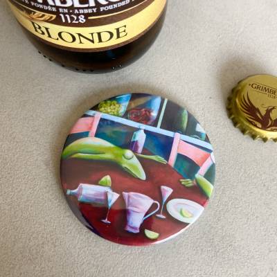 Flaschenöffner „Der Kater“, bottle opener, Bier, beer, kleines Geschenk, Party Geschenk Bierflasche, Frosch, Froschkönig