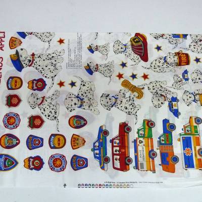 Stoff Baumwolle Popeline Rescue Friends Patchworkstoff Quiltstoff Rapport 90 cm Kinderstoff
