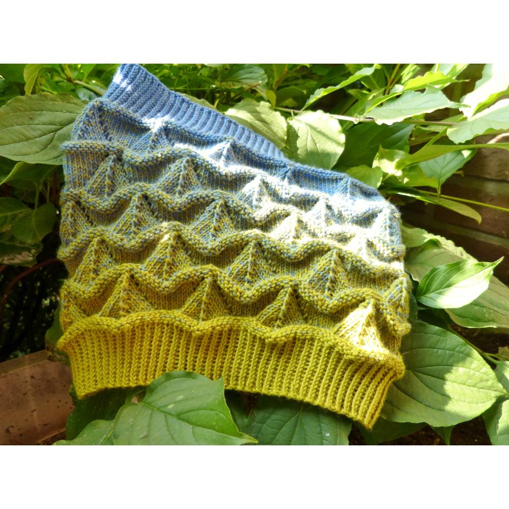 Strickanleitung Cowl MeRo – Reiselust No 2 Bild 1