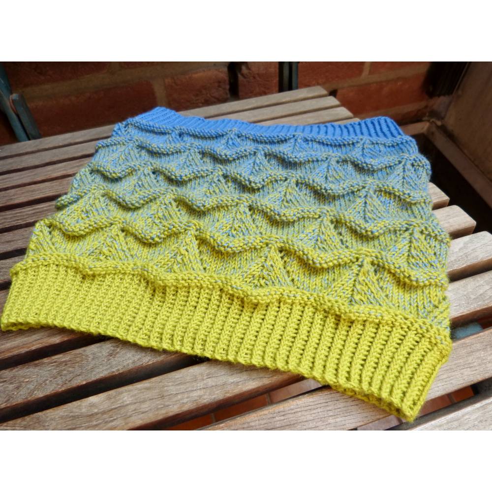 Strickanleitung Cowl MeRo – Reiselust No 2 Bild 2