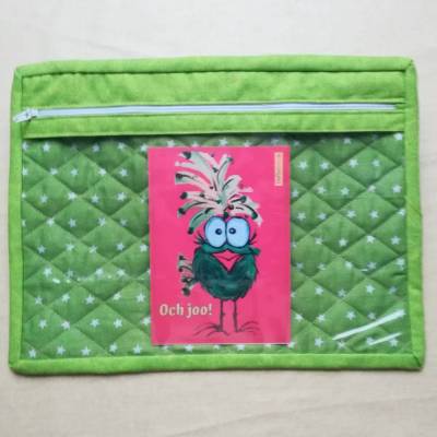 Projekttasche mit transparenter Vinylfolie, 31 x 23 cm