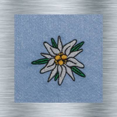 Stickdatei Edelweiss - 5 x 7 Rahmen - Alpen Stickmotive, digitale Stickdatei, Nadelmalerei, Herbststickei