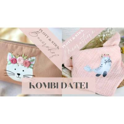 Plott & Stick Kombi Datei Bauernhof & Meerestiere