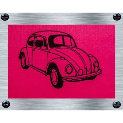 Stickdatei Käfer Uni - 13 x 18 Rahmen - Fahrzeuge, KFZ, fahrbereite Stickmotive, digitale Stickdatei, Nadelmalerei
