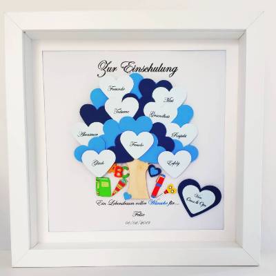 Einschulungsgeschenk Junge, Geschenk zur Einschulung ,Geschenk Schulanfang, Einschulung Bilderrahmen