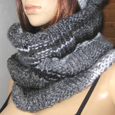 Schlauchschal, gestrickt, Loop, Schal