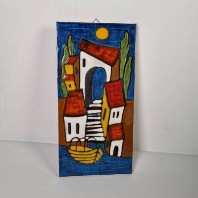 Wandfliese 50er Jahre - Kachel mit Motiv