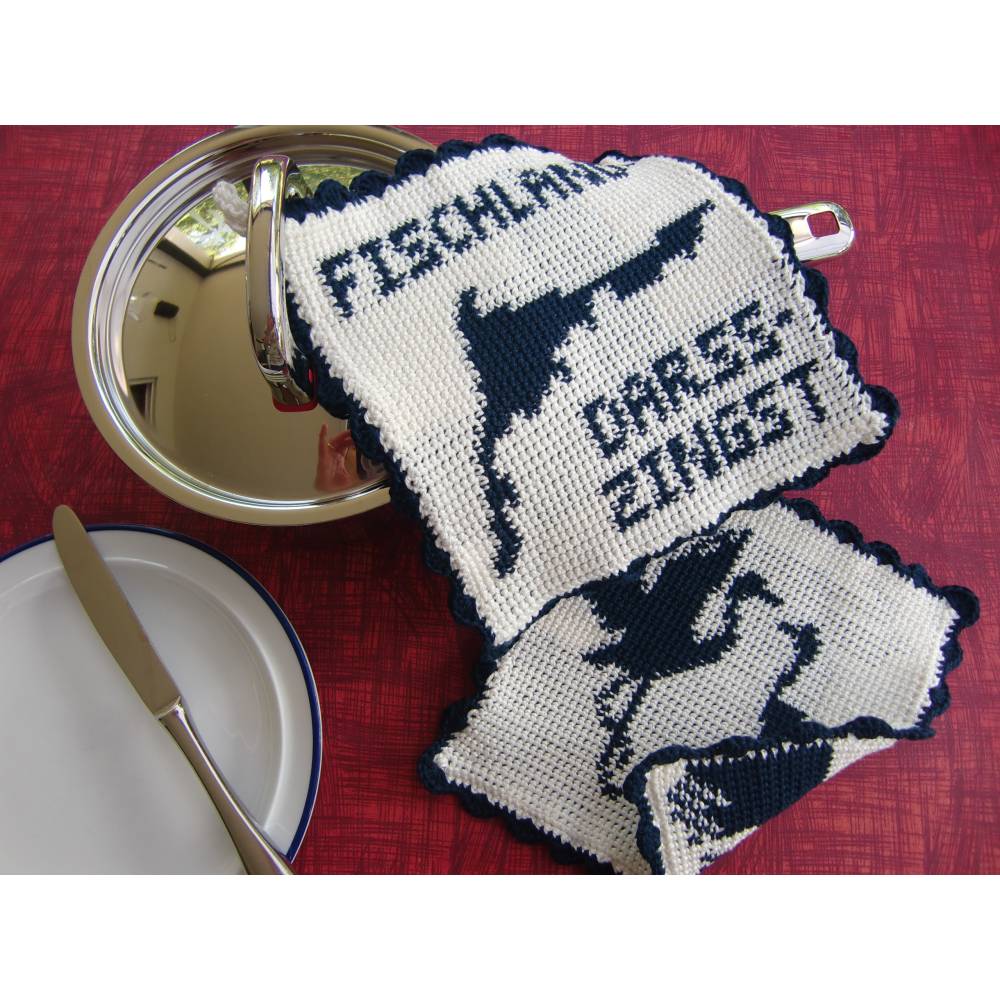 DIY Häkelanleitung Doubleface-Topflappen Maritim4 – Fischland-Darß-Zingst (PDF) Bild 4