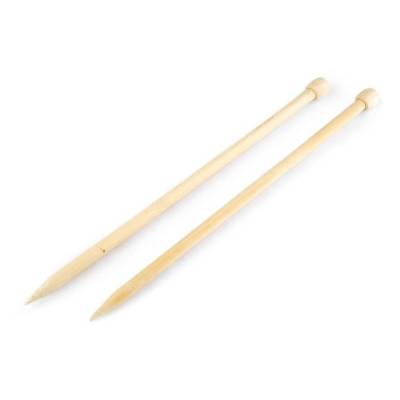Stricknadeln Gr. 12 - 15 - 20 Bambus 35cm