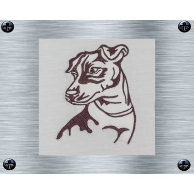 Stickdatei Jack Russel_1 - 13 x 18 Rahmen – Tierstickerei, Haustierstickmuster, Hundstickerei, digitale Stickdatei