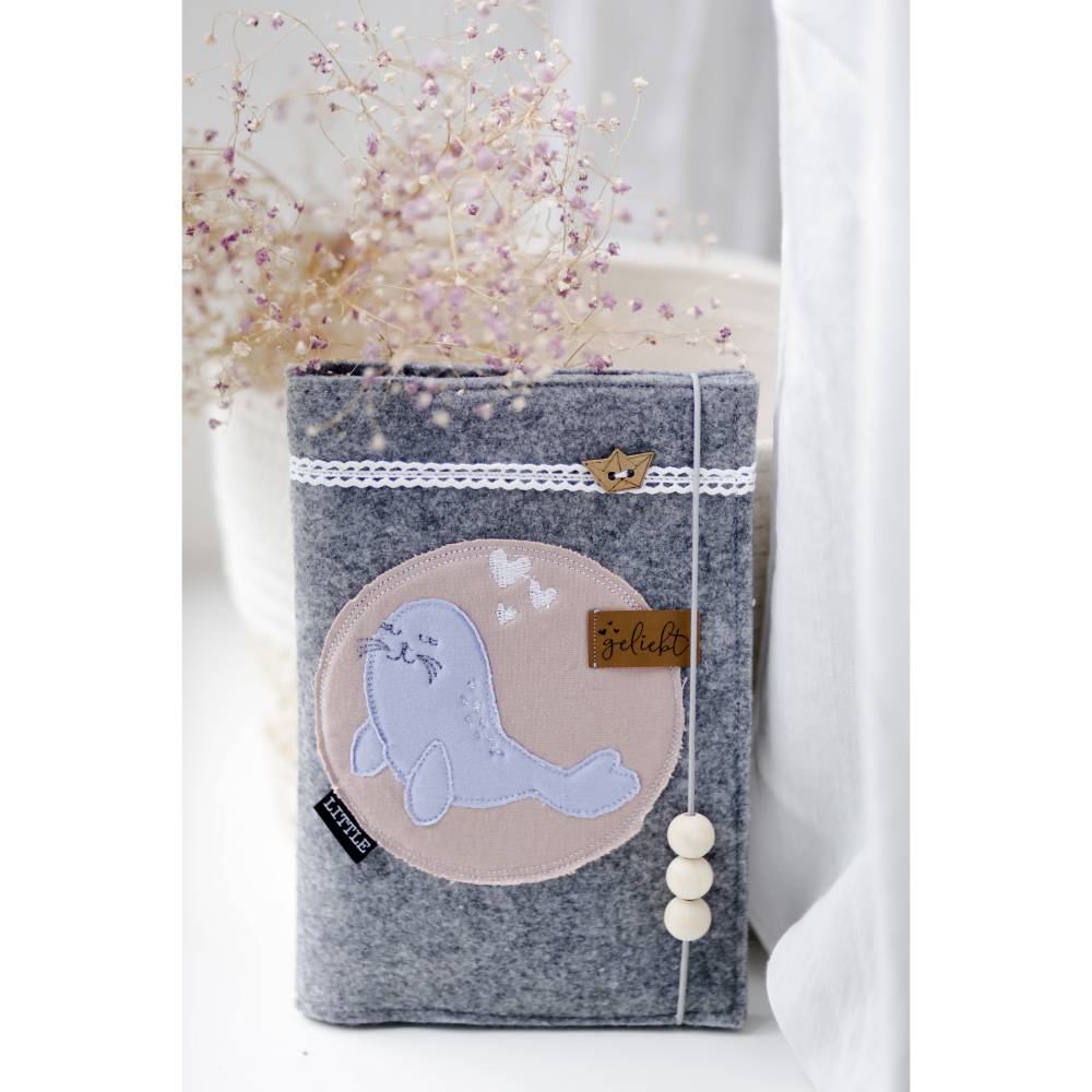 Stick & Stich Robbe - verbinde Stickmaschine & Handstickerei - Stickdatei Bild 7