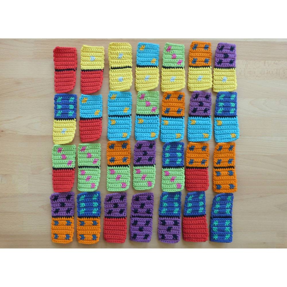 Häkelanleitung "Domino", Kartenspiel, Legespiel, pdf-Datei Bild 2