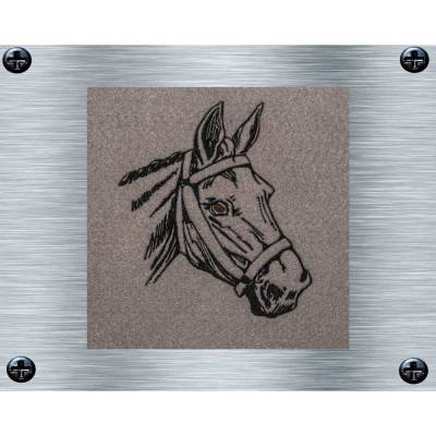 Stickdatei Pferdekopf 1 - 14 x 14 Rahmen - Pferdestickerei, tierische Stickmotive, Tiere, digitale Stickdatei