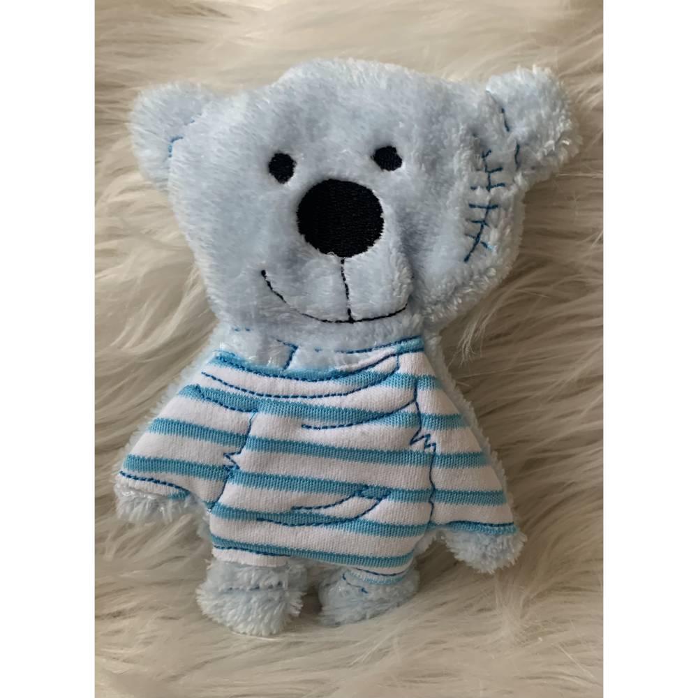 Stickdatei Doodle Teddy Bär In the Hoop   Set 731 ITH Maschinenstickerei, Kuscheltier Bild 5