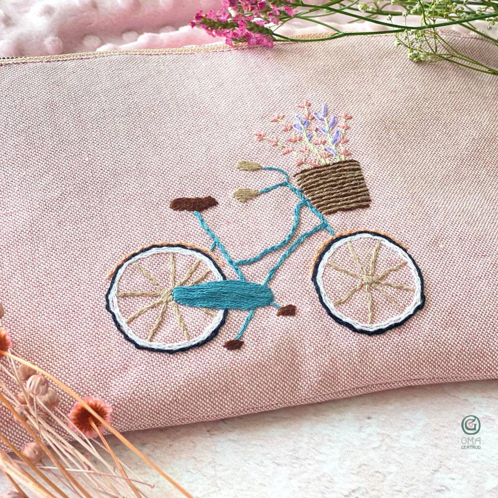 Plott & Stick Fahrrad Plotterdatei inklusive Handsticken Vorlage und Anleitung Bild 8