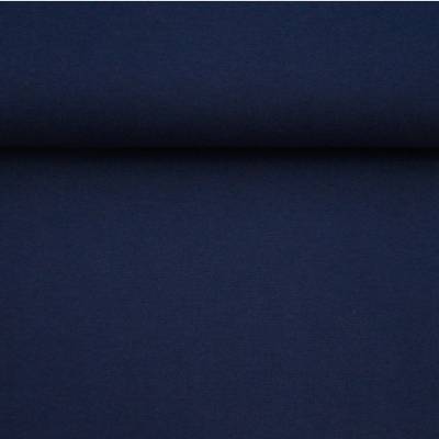 Bündchen fein navy marine dunkelblau Basic 50cm