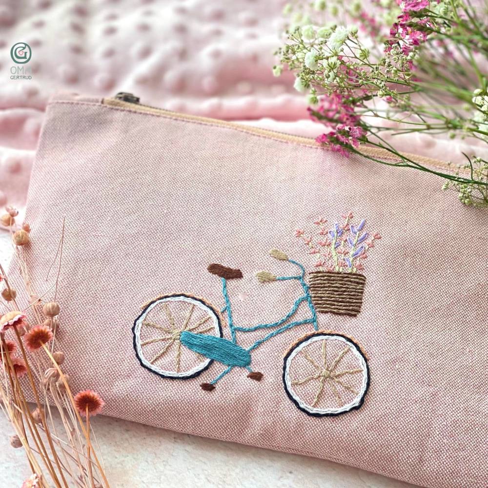 Stick & Stich Fahrrad Stickdatei Handsticken Vorlage und Anleitung Bild 8