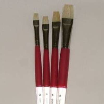 Borstenpinsel W&N Natural Grip Short Flat
