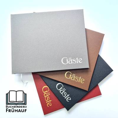 ABVERKAUF /// Gästebuch für Hotel, Pension, Ferienwohnung/Ferienhaus mit Prägung
