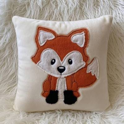 Stickdatei Doodle Fuchs /  Fox, Applikation    Set 732 Maschinenstickerei
