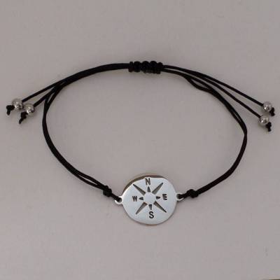 Armband - Edelstahl Kompass - verschiedene Farben !