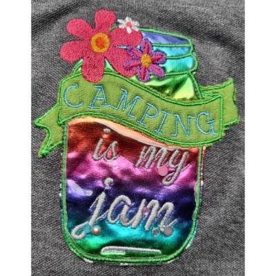 Camping is my jam 13 x 18 cm