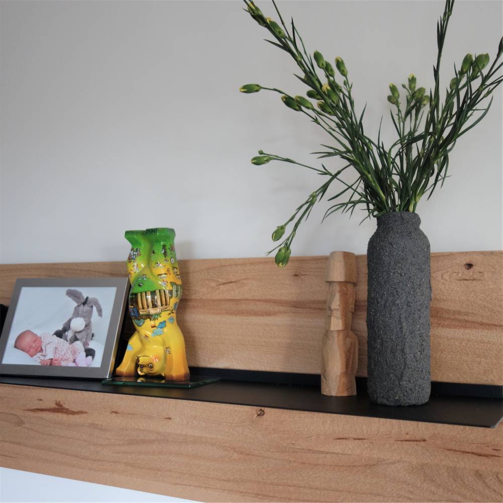 Handgemachte Upcycling Vase in Asphaltoptik | nachhaltige Dekovase anthrazit | moderne Deko für Regal & Wohnzimmer Bild 7