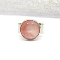 Ring mit Kirschquarz Cabochon