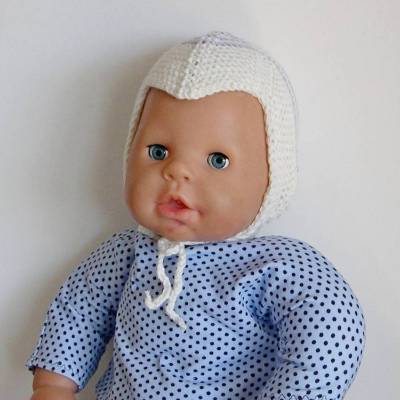 Teufelsmütze, Zwergenmütze, Zipfelmütze, Babymütze ohne Naht, Elfenmütze, Erstlingsmütze Frühchenmütze, Babybonnet