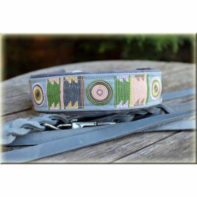 Hundehalsband MASSAI, Zugstopp Halsband für Hunde, in vier Farben, Martingale, Rhodesian Ridgeback, Afrika
