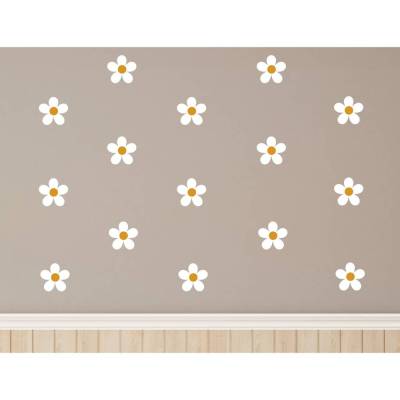 Wandsticker / Wandtattoo BLUMEN Kinderzimmer Wandsticker Babyzimmer Wanddeko Set Kinderzimmerdeko, Wandaufkleber Ki
