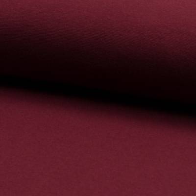 Bündchen fein bordeaux dunkelrot Basic 50cm 