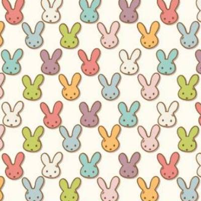 Frohe Ostern * Geschenkpapier Häschen, kleine Hasen mit Rosa und Blau, 15 Bogen verschiedene Versionen