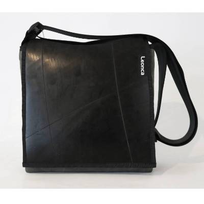 Leonca Tasche aus recyceltem Traktorschlauch & Leinen in 5 Größen