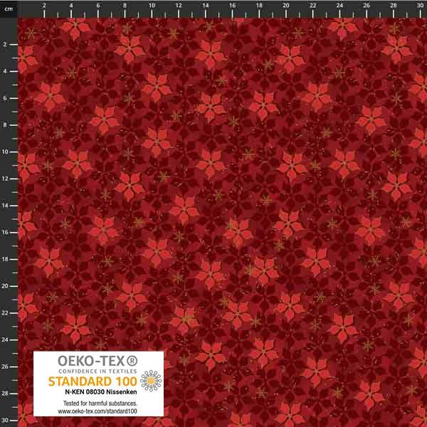 Springle Star Patchworkstoff Star Springle, grüner Quiltstoff mit goldenen Sterne ...