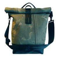 Leonca Fahrradtasche aus recyceltem Seesackleinen in 5 Größen