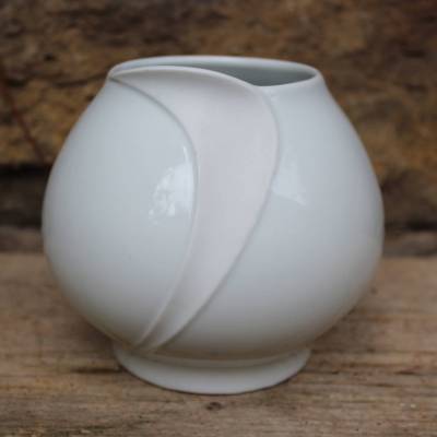 Kugelvase Vase AK Kaiser Porzellan West Germany  50er 60er Jahre