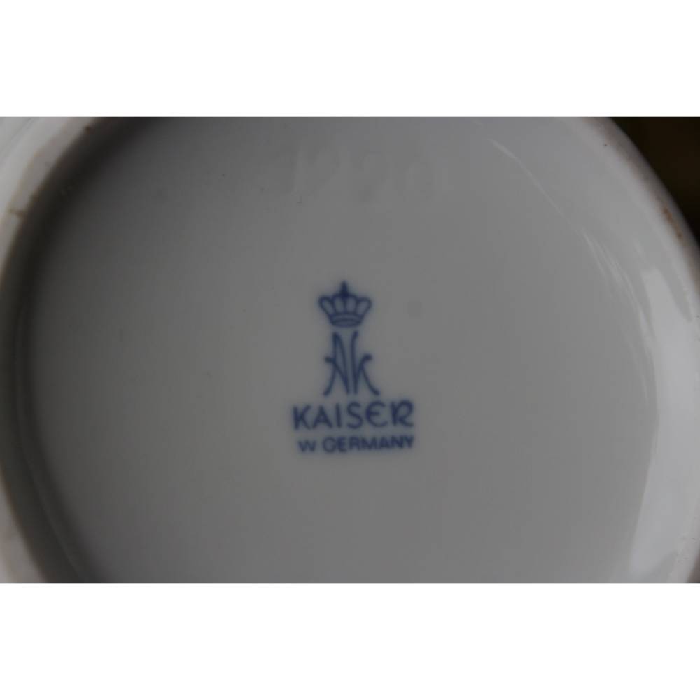 Kugelvase Vase AK Kaiser Porzellan West Germany 50er 60er Jahre