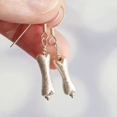 hängende Ohrringe ,Silber, Geschenk für Hundebesitzer